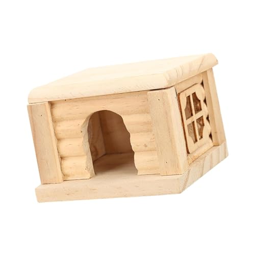 YEJBBUC Hamsterhaus Plattform aus Holz mit Fenster für Syrische Hamster Lemminge Maus YEJBBUC Hamsterhaus Plattform aus Holz mit Fenster für Syrische Hamster Lemminge Maus von YEJBBUC
