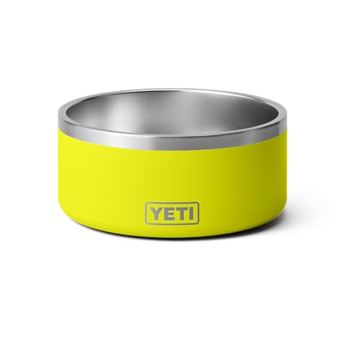 YETI Boomer, Stainless Steel, Non-Slip Dog Bowl, Firefly Yellow, 8 von YETI