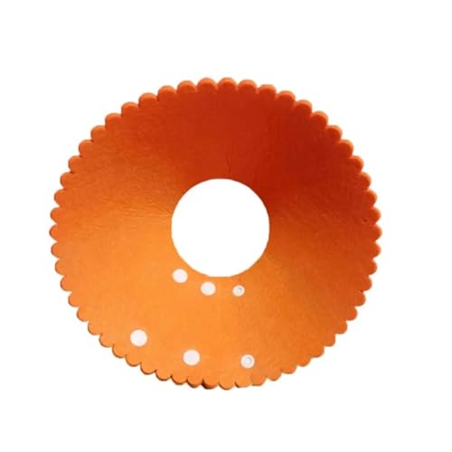 Katzenhalsband in Blumenform, Anti-Bissschutz, Lecken, Wundheilung, schützt elisabethanisches Halsband, Haustierbedarf (Orange, S) von YETONADO
