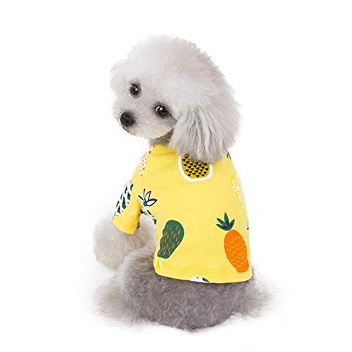 YEZINB Haustier-Hundekleidung Sommer-Kleidung für Hundehemd-Paar-Hunderock Haustier-Kleidung für Hundehaustier-Kleidung, 1, L von YEZINB