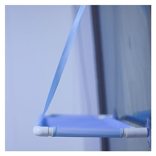 Katze Hängematte Fenster Hängendes Katzenbett, Haustier-Katzenhängematte, Luft-Katzenbett, Haus, Kätzchen, Klettergerüst, Sonniger Fenstersitz, Nest, Lager, Haustierzubehör(Navy Blue) von YFDGD