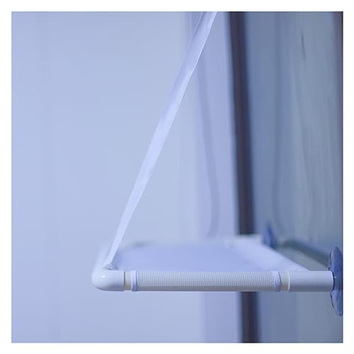 Katze Hängematte Fenster Hängendes Katzenbett, Haustier-Katzenhängematte, Luft-Katzenbett, Haus, Kätzchen, Klettergerüst, Sonniger Fenstersitz, Nest, Lager, Haustierzubehör(White) von YFDGD