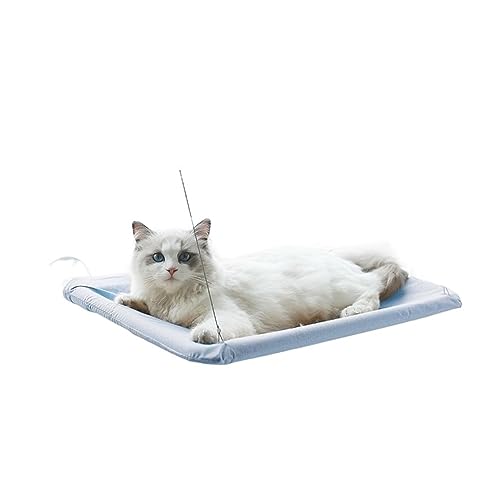 Katze Hängematte Fenster Hängendes Katzenbett, Haustier-Katzenhängematte, Luft-Katzenbett, Haus, Kätzchen, Klettergerüst, Sonniger Fenstersitz, Nest, Lager 20 Kg, Haustierzubehör(7) von YFDGD