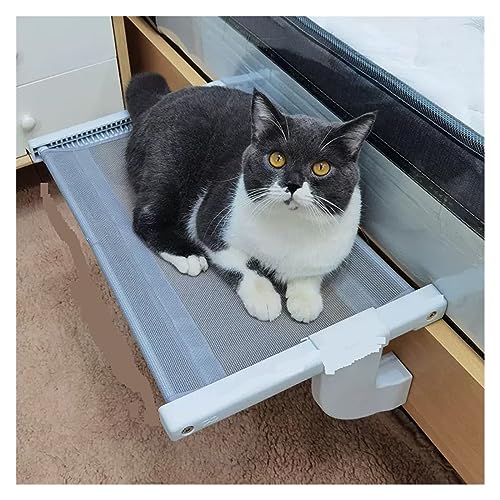 Katze Hängematte Fenster Hängendes Katzenbett, Haustierbetten for Nachttisch, Hängematte, Hängendes Fenster, Kätzchennest, Abnehmbares Katzenschlafbett Und Möbel, Haustierprodukte(Mesh pad) von YFDGD