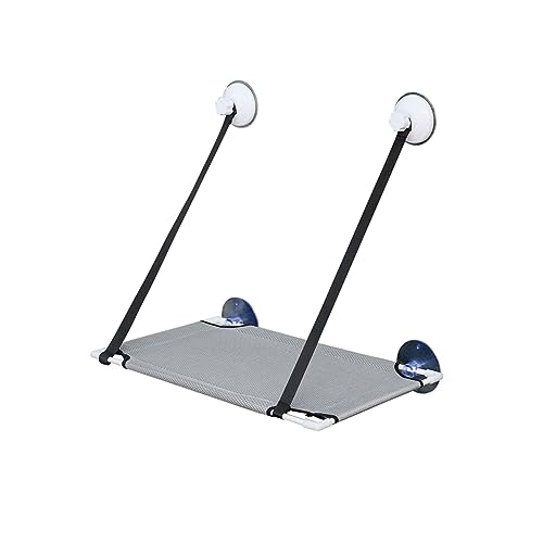 Katze Hängematte Fenster Katze Hängende Betten Haustier Hängematte Luft Katzen Bett Haus Kätzchen Klettergerüst Saugnapf Wand Hängen Fenster Sitz Nest Haustier Liefert(Blue) von YFDGD