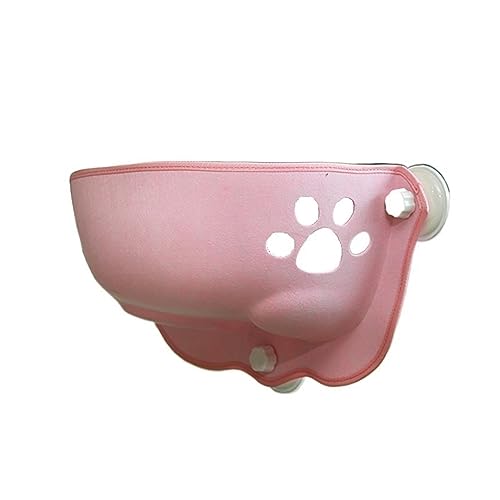 Katze Hängematte Fenster Katzen-Fenster-Hängematte Mit Kissen, Haustier-Kätzchen, Hängendes Schlafbett Mit Starken Saugnäpfen, Haustier-Katzen(Pink) von YFDGD