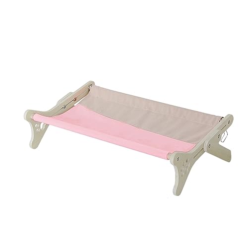 Katze Hängematte Fenster Katzen-Fenstersitzstange, Holzmontage, Hängebett, Waschbar, Sperrholz-Hängematte, Hängebett for Haustier, Kätzchen, Klettergerüst, Fenstersitz, Nest(Pink) von YFDGD
