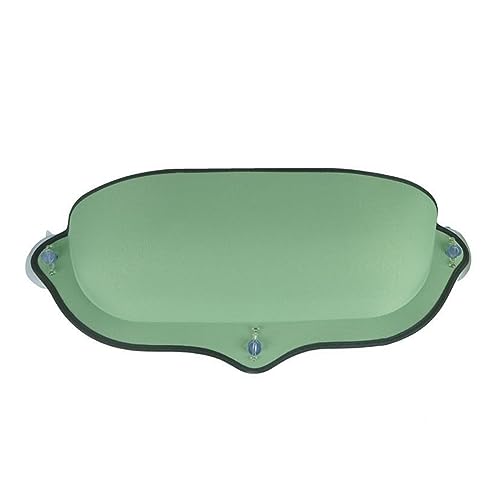 Katze Hängematte Fenster Katzen-Hängebett-Hängematte Mit Saugnapf, Fenstermontage, Katzenbett-Liege, Weiches Kissen, Sonnenregal, Sitz for Kleine Haustiere(Green) von YFDGD