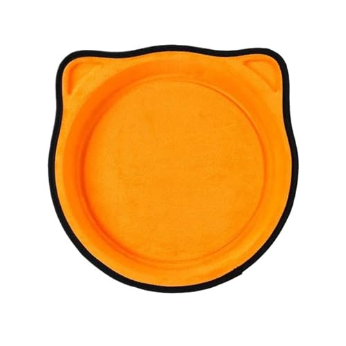 Katze Hängematte Fenster Katzen-Katzen-Hängematte, Saugnapf, Fensterbrett-Nest, Rundes Katzennest, Das Sich In Der Sonne Aalt, Katzenbett, Haustier-Nest(Orange) von YFDGD