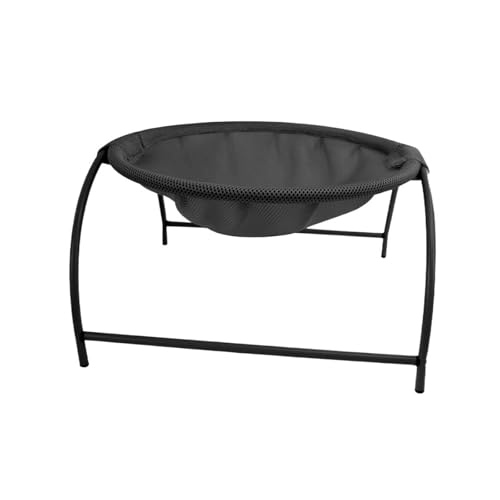 Katze Hängematte Fenster Katzen- Und Hundebett, Haustier-Hängematte, Katzen-Stehbett, Heimtierbedarf, Vollständig Waschbar, Stabile Struktur, Abnehmbar, Hervorragende Atmungsaktivität(Black) von YFDGD