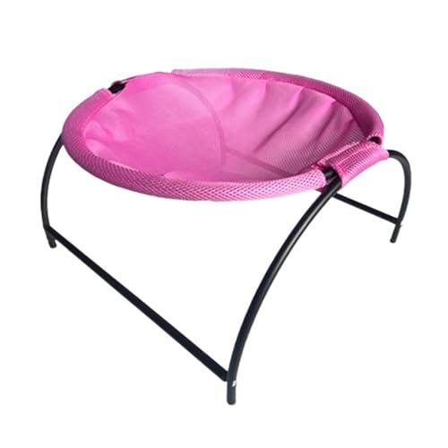 Katze Hängematte Fenster Katzen- Und Hundebett, Haustier-Hängematte, Katzen-Stehbett, Heimtierbedarf, Vollständig Waschbar, Stabile Struktur, Abnehmbar, Hervorragende Atmungsaktivität(Pink) von YFDGD