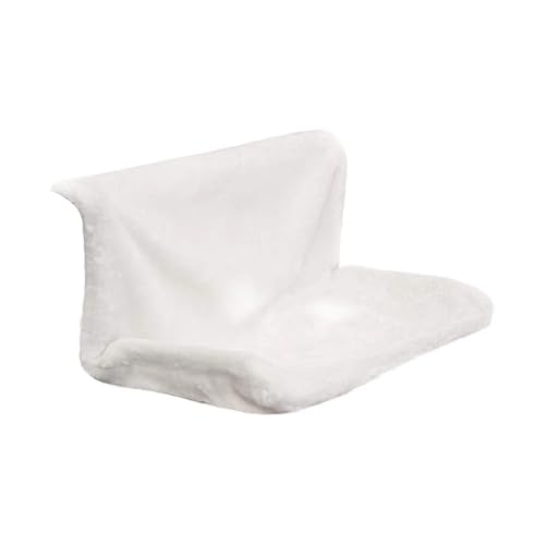 Katze Hängematte Fenster Katzenbett, Abnehmbare Fensterbank, Katzenheizkörper, Lounge-Hängematte for Katzen, Kitty-Hängebett, Gemütliche Tragetasche, Haustierbett, Sitz-Hängematte(White) von YFDGD