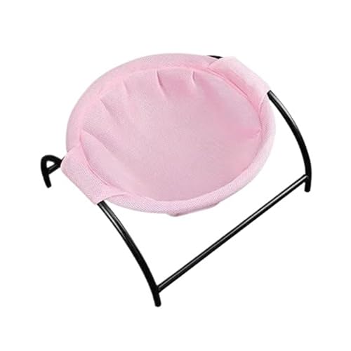 Katze Hängematte Fenster Katzenbett, Haustier-Hängemattenbett, Katzenschlafbett, Atmungsaktiv, Kühlendes Kinderbett, Sofa, Haustier-Hängemattenbett(Pink) von YFDGD