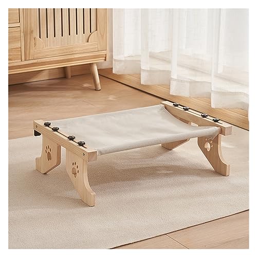 Katze Hängematte Fenster Katzenhängebett Aus Massivholz for Balkonfenster, Katzenhängematte, Katzennest, Katzenbett, Tragend 15 Kg, Katzennest for Das Wohnzimmer(11) von YFDGD