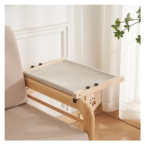 Katze Hängematte Fenster Katzenhängebett Aus Massivholz for Balkonfenster, Katzenhängematte, Katzennest, Katzenbett, Tragend 15 Kg, Katzennest for Das Wohnzimmer(2) von YFDGD