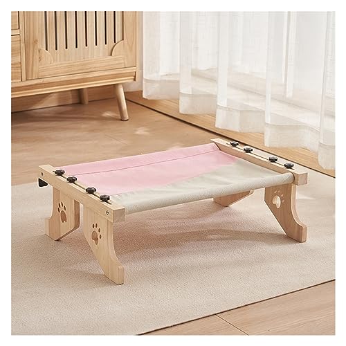 Katze Hängematte Fenster Katzenhängebett Aus Massivholz for Balkonfenster, Katzenhängematte, Katzennest, Katzenbett, Tragend 15 Kg, Katzennest for Das Wohnzimmer(9) von YFDGD