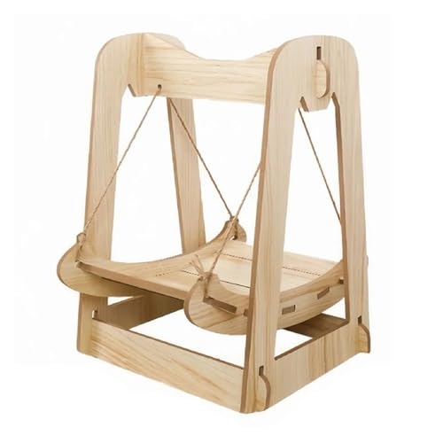 Katze Hängematte Fenster Katzenhängematte Aus Holz, Katzenschaukelstuhl, Klein, for Vier Jahreszeiten, Universell, Abnehmbar, Waschbar, Anti-Überschlag-Haustierbett, Katzen- Und Hundeschaukel von YFDGD