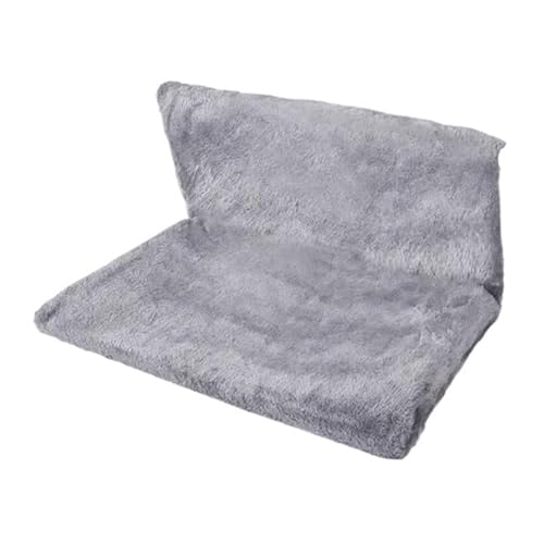 Katze Hängematte Fenster Plüsch L-förmige Katzenhängematte, Katzenrahmenbett, Hängendes Katzennest, Nachttischhocker, Katzenfensterbank, Katzenmatte, Metall-Eisenrahmen(Gray) von YFDGD