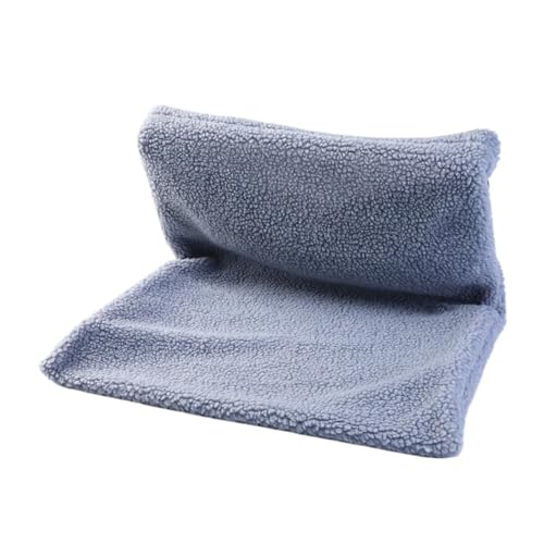 Katze Hängematte Fenster Warme Haustier-Katzen-Hängematte, Heizung, Hängendes Katzenbett, Winter-Fleece-Korb, Hängematten, Metall-Eisen-Rahmen, Schlafbett(Gray) von YFDGD