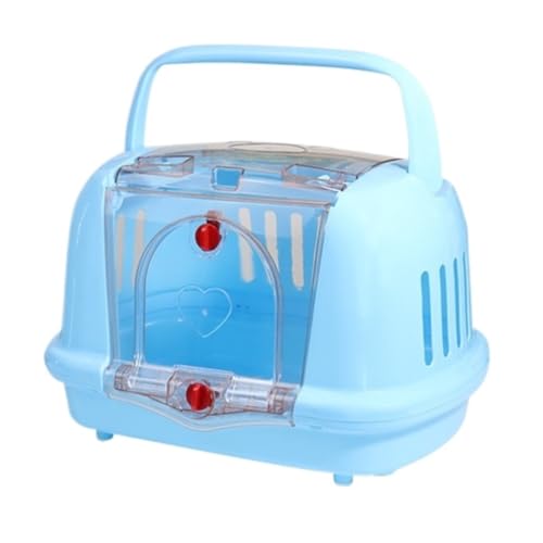 Katzentasche Haustier-Airline-Box, Hundekäfig, Katzen-Check-in-Box, Katzentasche, Hundekäfig, Im Auto Montiert, Handgehalten, Tragbare Reisebox Haustierkäfig(B) von YGDYFDC