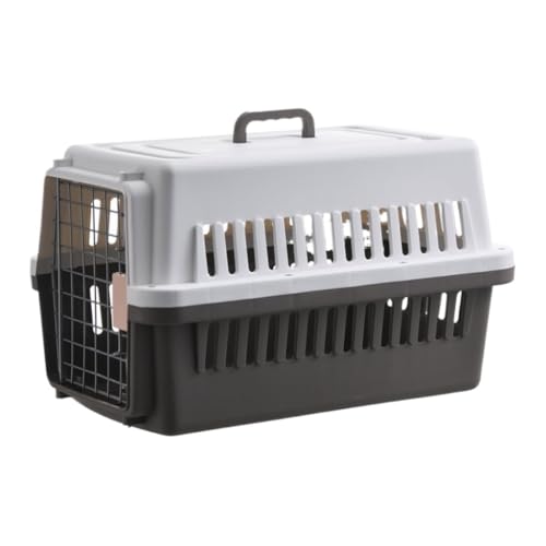 Katzentasche Haustier-Airline-Box, Tragbarer Katzenkäfig, Hundekäfig, Reise-Airline-Box, Atmungsaktive Haustier-Airline-Box, Outdoor-Katzentasche Haustierkäfig(Brown) von YGDYFDC