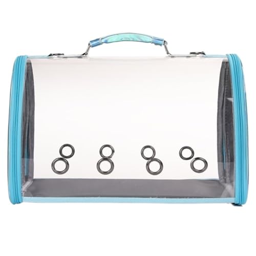 Katzentasche Katzentasche, Modisch, Einfach, Tragbar, Panorama-transparenter Rucksack, Atmungsaktiv, For Den Außenbereich, Tragbare Haustiertasche Haustierkäfig(Blue) von YGDYFDC