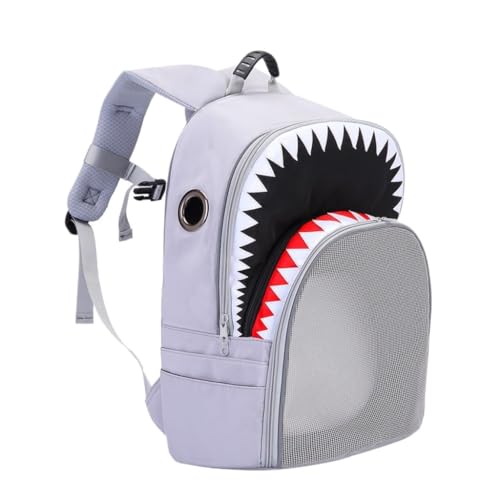 Katzentasche Modische Katzentasche, Haustier-Rucksack, Tragbare, Transparente Hai-Haustiertasche, for Ausgehen, Katzenbedarf, Atmungsaktiver Rucksack Haustierkäfig Katzentasche Modische Katzentasche, Haustier-Rucksack, Tragbare, Transparente Hai-Haustiertasche, for Ausgehen, Katzenbedarf, Atmungsaktiver Rucksack Haustierkäfig von YGDYFDC
