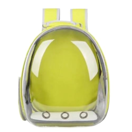 Katzentasche Transparente Katzentasche, Ausgehrucksack, Haustierrucksack, Raumkapsel, Katzentasche, Sonnenschutz, Atmungsaktive Haustiertasche Haustierkäfig(Yellow) von YGDYFDC