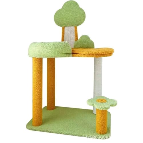 YGDYFDC Katzen Klettern Einfaches Katzennest, integrierter Kratzbaum, Katzenklettergerüst, luxuriöses Katzenhaus, kletterndes Katzenspielzeug, Katzennest Leicht zu reinigen YGDYFDC Katzen Klettern Einfaches Katzennest, integrierter Kratzbaum, Katzenklettergerüst, luxuriöses Katzenhaus, kletterndes Katzenspielzeug, Katzennest Leicht zu reinigen von YGDYFDC