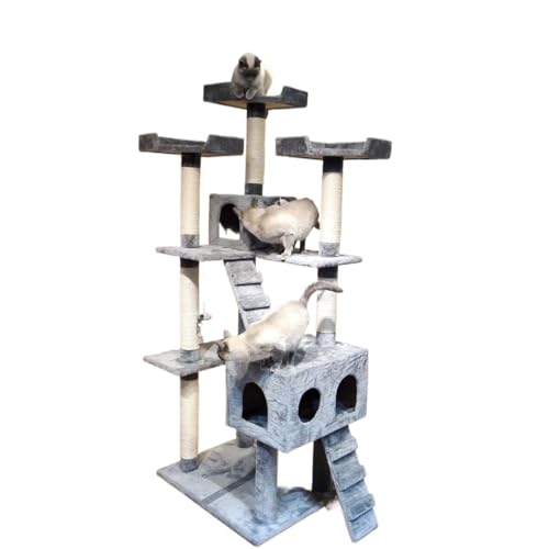 YGDYFDC Katzen Klettern Großes Katzennest aus Holz, Katzenbaum, Katzenklettergerüst, Tongtianzhu Katzenklettergerüst, Katzenkratzbrett Leicht zu reinigen YGDYFDC Katzen Klettern Großes Katzennest aus Holz, Katzenbaum, Katzenklettergerüst, Tongtianzhu Katzenklettergerüst, Katzenkratzbrett Leicht zu reinigen von YGDYFDC