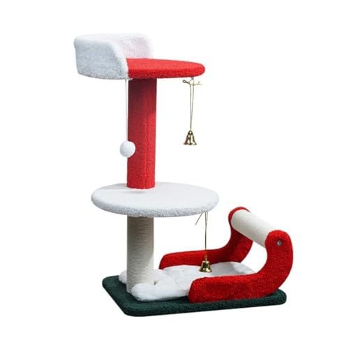 YGDYFDC Katzen Klettern Katzen-Klettergerüst, Kleiner Katzenkratzbaum, Sisal-Kratzbaum, amüsantes Katzen-All-in-One-Katzenspielzeug Leicht zu reinigen YGDYFDC Katzen Klettern Katzen-Klettergerüst, Kleiner Katzenkratzbaum, Sisal-Kratzbaum, amüsantes Katzen-All-in-One-Katzenspielzeug Leicht zu reinigen von YGDYFDC