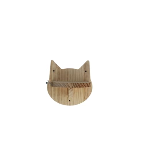 YGDYFDC Katzen Klettern Katzen-Klettergerüst, Wandmontage, Massivholz, Wandmontage, Katzennest, Kratzbaum, Katzengerüst, Raumkapsel-Klettersäule Leicht zu reinigen(F) von YGDYFDC