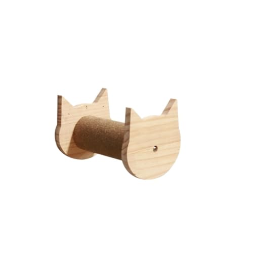 YGDYFDC Katzen Klettern Katzen-Klettergerüst, Wandmontage, Massivholz, Wandmontage, Katzennest, Kratzbaum, Katzengerüst, Raumkapsel-Klettersäule Leicht zu reinigen(H) von YGDYFDC