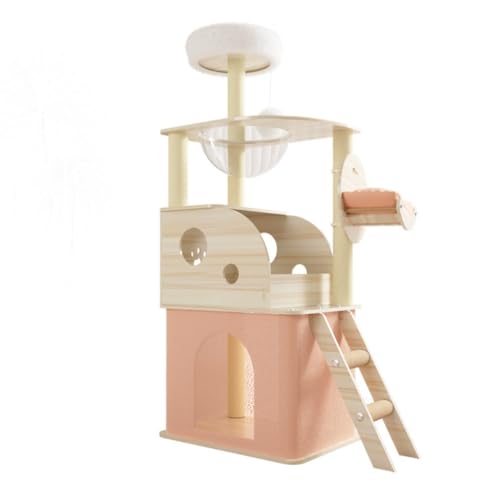YGDYFDC Katzen Klettern Katzen-Klettergerüst, integrierter großer Kratzbaum, Katzenvilla, Katzen-Klettersäule, Sisal-Katzensprungplattform Leicht zu reinigen YGDYFDC Katzen Klettern Katzen-Klettergerüst, integrierter großer Kratzbaum, Katzenvilla, Katzen-Klettersäule, Sisal-Katzensprungplattform Leicht zu reinigen von YGDYFDC
