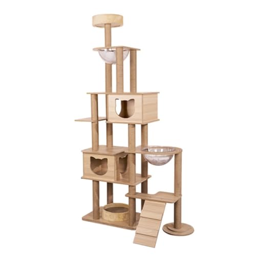 YGDYFDC Katzen Klettern Katzenklettergerüst, Katzennest, Katzenbaum, großes Katzenkratzbrett, langlebiger Kratzbaum, Katzenturm, Katzenzubehör Leicht zu reinigen YGDYFDC Katzen Klettern Katzenklettergerüst, Katzennest, Katzenbaum, großes Katzenkratzbrett, langlebiger Kratzbaum, Katzenturm, Katzenzubehör Leicht zu reinigen von YGDYFDC