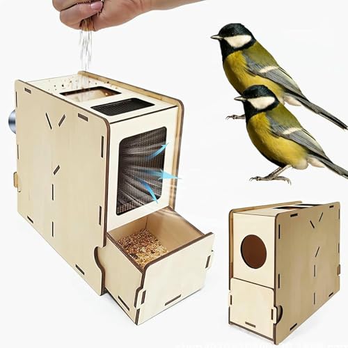 Getreidereinigungshilfemaschine, Geblasener Schale -Divisor Für Vogelfutter, Mit Einer Schublade, Für Hirse, Verschiedene Körner, Melone Getreidereinigungshilfemaschine, Geblasener Schale -Divisor Für Vogelfutter, Mit Einer Schublade, Für Hirse, Verschiedene Körner, Melone von YGHBFRSZ
