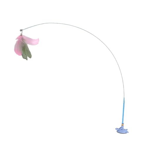 YHAILI Interaktion Saugnapf Katzen Teasing Stick Spielzeug Indoor Training Gefiederter Zauberstab Jagd Rute Spielzeug Katzen Teasing Su YHAILI Interaktion Saugnapf Katzen Teasing Stick Spielzeug Indoor Training Gefiederter Zauberstab Jagd Rute Spielzeug Katzen Teasing Su von YHAILI