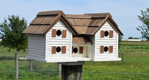 YHKHAR Doppelhaus Vogelhaus | extra großes Vogelhaus YHKHAR Doppelhaus Vogelhaus | extra großes Vogelhaus von YHKHAR