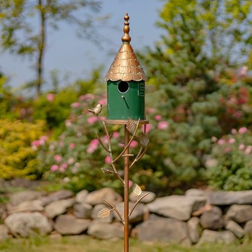 YHKHAR Vogelhaus, einzigartiges Vogelhaus, Vogeldekoration, Vogelfutterstation, Outdoor, Garten, Kunst, Outdoor-Gartendekoration YHKHAR Vogelhaus, einzigartiges Vogelhaus, Vogeldekoration, Vogelfutterstation, Outdoor, Garten, Kunst, Outdoor-Gartendekoration von YHKHAR