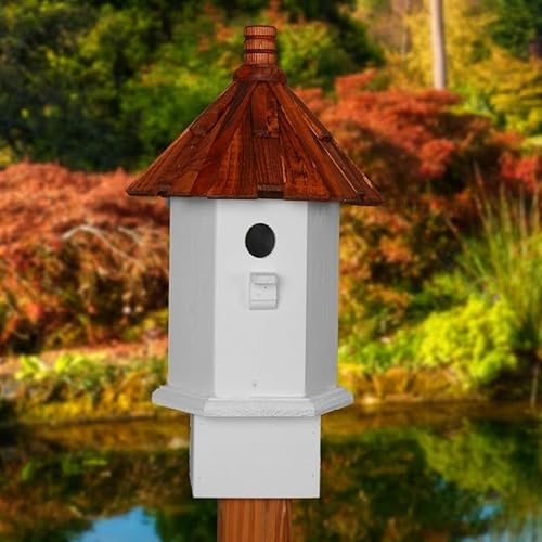 YHKHAR Vogelhaus, einzigartiges Vogelhaus, großes Vogelhaus, Vogeldekoration, Vogelfutterstation, Outdoor, Gartenkunst YHKHAR Vogelhaus, einzigartiges Vogelhaus, großes Vogelhaus, Vogeldekoration, Vogelfutterstation, Outdoor, Gartenkunst von YHKHAR
