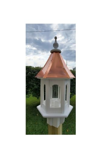 YHKHAR Vogelhaus Outdoor Vogelhaus Rustikales Vogelhaus für Outdoor Garten Dekor Vogelfutterstation YHKHAR Vogelhaus Outdoor Vogelhaus Rustikales Vogelhaus für Outdoor Garten Dekor Vogelfutterstation von YHKHAR