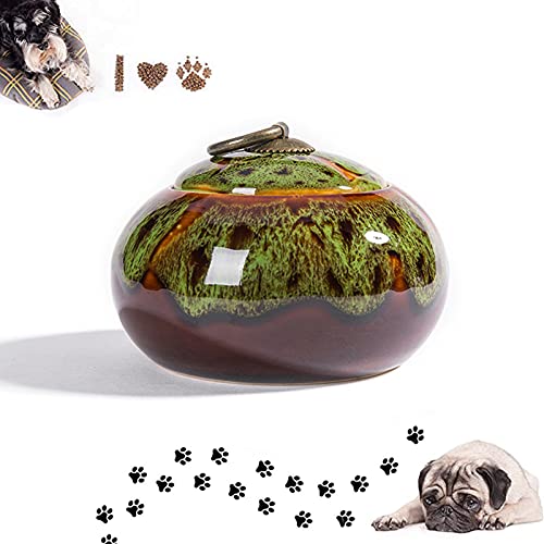 YHNNH Gedenkurne für Haustiere, Haustierurnen for Hundeasche klein, Katzenurne, Tierurnen for Katzen mittelgroß, Hundeurne for Asche, Gedenkurne for, Einäscherung(Haustierurnen F) von YHNNH