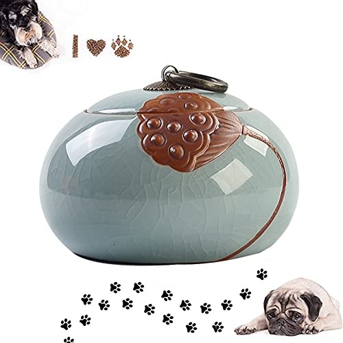 YHNNH Gedenkurne für Haustiere, Haustierurnen for Hundeasche klein, Katzenurne, Tierurnen for Katzen mittelgroß, Hundeurne for Asche, Gedenkurne for, Einäscherung(Haustierurnen J) von YHNNH