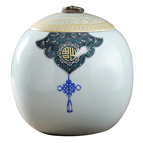 YHNNH Gedenkurne für Haustiere, Urnen for menschliche Asche for Frauen und Männer, for von Erwachsenen oder Haustieren, Beerdigungsurnen – kleine Urne Andenkenurnen for(Celadon) von YHNNH