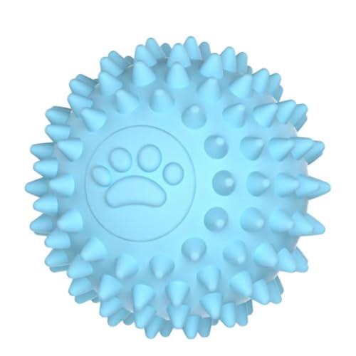 YHOPJKFRA Hundespielzeug, Stachelball, kein Quietschen, Kauspielzeug, langlebige Hundespielzeugbälle für Aggressive Kauer, Hundewelpen, Zahnungstraining, Starke Kauer, Spielzeugbälle | blau YHOPJKFRA Hundespielzeug, Stachelball, kein Quietschen, Kauspielzeug, langlebige Hundespielzeugbälle für Aggressive Kauer, Hundewelpen, Zahnungstraining, Starke Kauer, Spielzeugbälle | blau von YHOPJKFRA