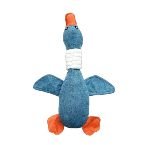 YHOPJKFRA Quietschendes Plüsch Teddy-Hundespielzeug, Kauspielzeug für Welpen für kleine und mittelgroße Hunde | Blaue Gans YHOPJKFRA Quietschendes Plüsch Teddy-Hundespielzeug, Kauspielzeug für Welpen für kleine und mittelgroße Hunde | Blaue Gans von YHOPJKFRA