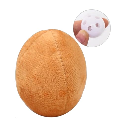 YHOPJKFRA Quietschendes Plüsch Teddy-Hundespielzeug, Kauspielzeug für Welpen für kleine und mittelgroße Hunde | Braunes Tee-Ei YHOPJKFRA Quietschendes Plüsch Teddy-Hundespielzeug, Kauspielzeug für Welpen für kleine und mittelgroße Hunde | Braunes Tee-Ei von YHOPJKFRA