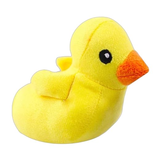 YHOPJKFRA Quietschendes Plüsch Teddy-Hundespielzeug, Kauspielzeug für Welpen für kleine und mittelgroße Hunde | Gelbe Ente YHOPJKFRA Quietschendes Plüsch Teddy-Hundespielzeug, Kauspielzeug für Welpen für kleine und mittelgroße Hunde | Gelbe Ente von YHOPJKFRA