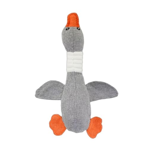 YHOPJKFRA Quietschendes Plüsch Teddy-Hundespielzeug, Kauspielzeug für Welpen für kleine und mittelgroße Hunde | Graue Gans YHOPJKFRA Quietschendes Plüsch Teddy-Hundespielzeug, Kauspielzeug für Welpen für kleine und mittelgroße Hunde | Graue Gans von YHOPJKFRA