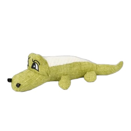YHOPJKFRA Quietschendes Plüsch Teddy-Hundespielzeug, Kauspielzeug für Welpen für kleine und mittelgroße Hunde | Grünes Krokodil YHOPJKFRA Quietschendes Plüsch Teddy-Hundespielzeug, Kauspielzeug für Welpen für kleine und mittelgroße Hunde | Grünes Krokodil von YHOPJKFRA